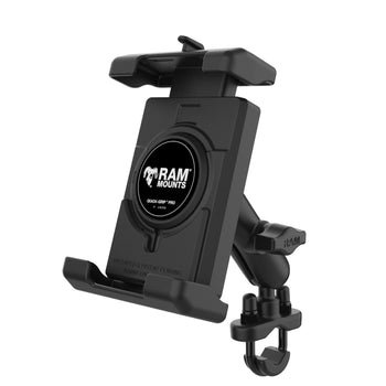 RAM-B-149Z-PD7U:RAM-B-149Z-PD7U_2:RAM Quick-Grip™ Pro XL Phone Mount with Handlebar U-Bolt Base - Medium