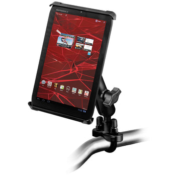 RAM-B-149Z-TAB-SM:RAM-B-149Z-TAB-SM_1:RAM Tab-Tite™ Handlebar U-Bolt Mount for Small Tablets