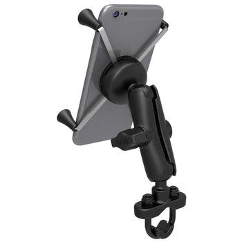 RAM-B-149Z-UN10:RAM-B-149Z-UN10_4:RAM X-Grip Large Phone Mount with Handlebar U-Bolt Base - Medium