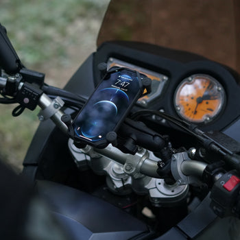 RAM-B-149Z-UN10U:RAM-B-149Z-UN10U_7:RAM X-Grip Large Phone Mount with Handlebar U-Bolt Base - Medium