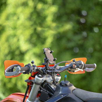 RAM-B-149Z-UN7:RAM-B-149Z-UN7_3:RAM X-Grip Phone Mount with Handlebar U-Bolt Base - Medium
