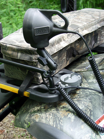 RAM-B-152R:RAM-B-152R_3:RAM Handlebar U-Bolt Mount with LED Spotlight