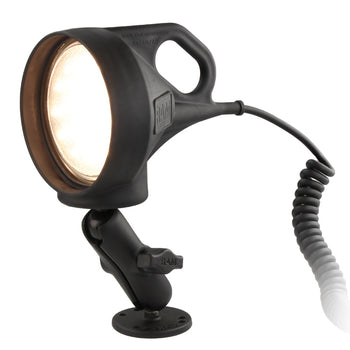 RAM-B-152:RAM-B-152_1:RAM Drill-Down Mount with LED Spotlight