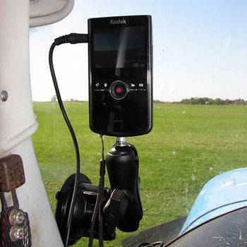 RAM-B-166-237U:RAM-B-166-237U_2:RAM Twist-Lock™ Suction Cup Mount with 1/4"-20 Threaded Stud - Medium