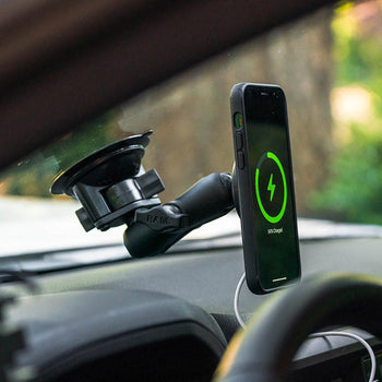 RAM-B-166-AP-MAG:RAM-B-166-AP-MAG_5:RAM Twist-Lock™ Suction Cup Mount for Apple MagSafe (2020)