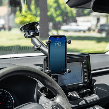 RAM-B-166-C-UN10U:RAM-B-166-C-UN10U_9:RAM X-Grip Large Phone Mount with Twist-Lock™ Suction Cup - Long