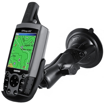 RAM-B-166-GA12U:RAM-B-166-GA12U_1:RAM Twist-Lock™ Suction Cup Mount for Garmin Astro 220, GPS 60 + More