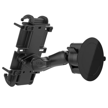 RAM-B-166-PD4U:RAM-B-166-PD4U_2:RAM® Quick-Grip™ XL Phone Mount with Twist-Lock™ Suction Cup - Medium