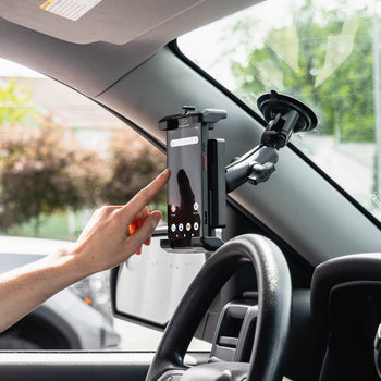 RAM-B-166-PD7U:RAM-B-166-PD7U_8:RAM Quick-Grip™ Pro XL Phone Mount with Twist-Lock™ Suction Cup