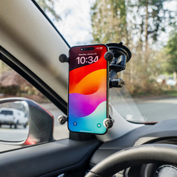 RAM-B-166-UN10U:RAM-B-166-UN10U_4:RAM X-Grip Large Phone Mount with Twist-Lock™ Suction Cup - Medium