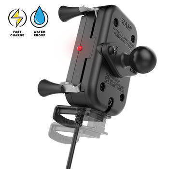 RAM-B-166-UN12W-1:RAM-B-166-UN12W-1_4:RAM Tough-Charge™ 15W Wireless Charging Suction Cup Mount