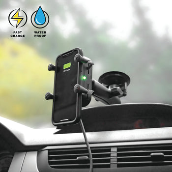 RAM-B-166-UN12W-1:RAM-B-166-UN12W-1_6:RAM Tough-Charge™ 15W Wireless Charging Suction Cup Mount