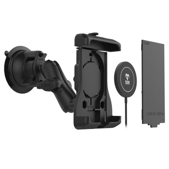 RAM-B-166-UN15WU:RAM-B-166-UN15WU_1:RAM Quick-Grip™ Suction Cup Mount for for iPhone 12 Series + MagSafe