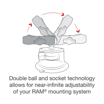 RAM-B-166-UN7:RAM-B-166-UN7_3:RAM X-Grip Phone Mount with RAM Twist-Lock™ Suction Cup