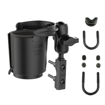 RAM-B-174-A-132:RAM-B-174-A-132_1:RAM Level Cup™ 16oz Drink Holder with Brake/Clutch Reservoir Base