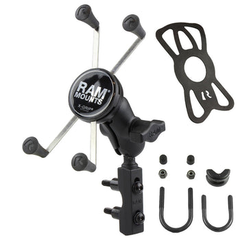 RAM-B-174-A-UN10U:RAM-B-174-A-UN10U_2:RAM® X-Grip® Large Phone Mount with Brake/Clutch Reservoir Base - Short