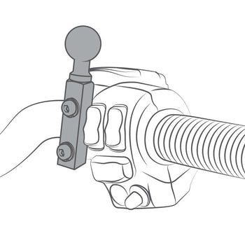 RAM-B-174-A-UN10U:RAM-B-174-A-UN10U_3:RAM® X-Grip® Large Phone Mount with Brake/Clutch Reservoir Base - Short