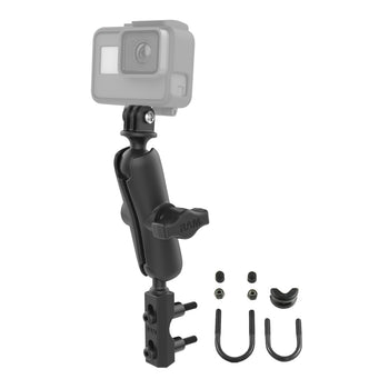RAM-B-174-GOP1U:RAM-B-174-GOP1U_1:RAM Brake/Clutch Reservoir Mount with Universal Action Camera Adapter