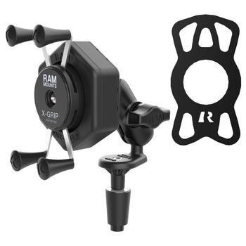RAM-B-176-A-UN7-462:RAM-B-176-A-UN7-462_2:RAM X-Grip Phone Mount with Vibe-Safe™ & Fork Stem Base - Short