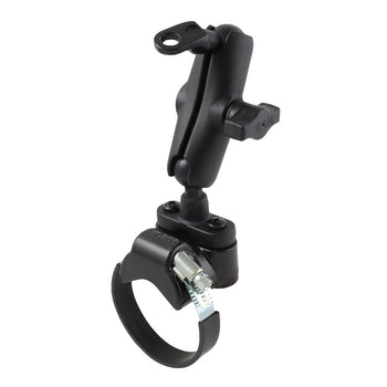 RAM-B-180-231Z-2NUBU:RAM-B-180-231Z-2NUBU_1:RAM ATV/UTV Rail Mount with 9mm Angled Bolt Head Adapter - Medium Arm