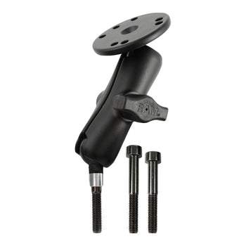 RAM-B-186-202U:RAM-B-186-202U_1:RAM Handlebar Clamp Mount with M8 Bolts and Round Plate - Medium