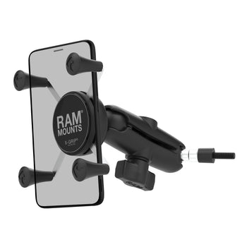 RAM-B-186-M6-UN7U:RAM-B-186-M6-UN7U_1:RAM X-Grip Phone Mount with Grab Handle & A-Pillar M6 Bolt Base