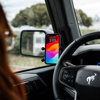 RAM-B-186-M6-UN7U:RAM-B-186-M6-UN7U_3:RAM X-Grip Phone Mount with Grab Handle & A-Pillar M6 Bolt Base