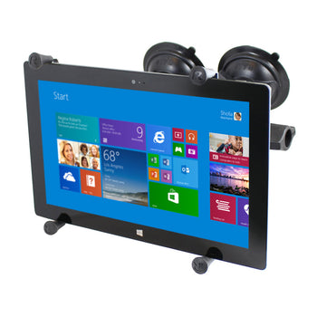 RAM-B-189-C-UN9U:RAM-B-189-C-UN9U_3:RAM X-Grip with Twist-Lock™ Dual Suction for 9"-11" Tablets - Long