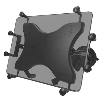 RAM-B-189-PIV1-A-UN9U:RAM-B-189-PIV1-A-UN9U_1:RAM X-Grip with Twist-Lock™ Pivot Suction for 9"-11" Tablets - Short