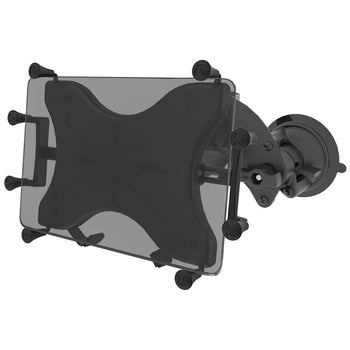 RAM-B-189-PIV1-UN9U:RAM-B-189-PIV1-UN9U_1:RAM X-Grip with Twist-Lock™ Pivot Suction for 9"-11" Tablets - Medium
