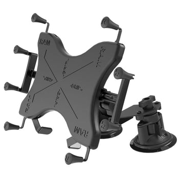 RAM-B-189-PIV1-UN9U:RAM-B-189-PIV1-UN9U_2:RAM X-Grip with Twist-Lock™ Pivot Suction for 9"-11" Tablets - Medium