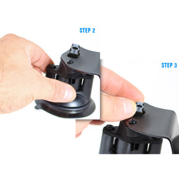 RAM-B-189-PIV1-UN9U:RAM-B-189-PIV1-UN9U_4:RAM X-Grip with Twist-Lock™ Pivot Suction for 9"-11" Tablets - Medium