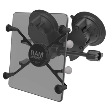 RAM-B-189-UN8-ALA1-KRU:RAM-B-189-UN8-ALA1-KRU_1:RAM X-Grip with RAM Twist-Lock™ Dual Suction for 7"-8" Tablets