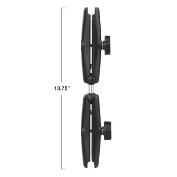 RAM-B-201C-201CU:RAM-B-201C-201CU_2:RAM 13" Double Socket Arms - Dual Long B Size