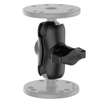 RAM-B-201-A:RAM-B-201-A_2:RAM Double Socket Arm - B Size Short