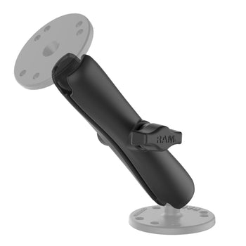 RAM-B-201-C:RAM-B-201-C_2:RAM Double Socket Arm - B Size Long