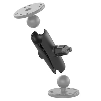RAM-B-201:RAM-B-201_3:RAM Double Socket Arm - B Size Medium