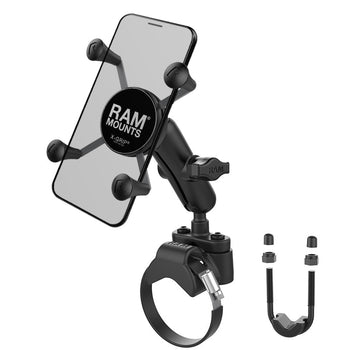 RAM-B-231-2-UN7U:RAM-B-231-2-UN7U_1:RAM X-Grip Phone Mount with ATV/UTV Rail Base