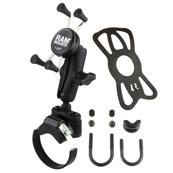 RAM-B-231-2-UN7U:RAM-B-231-2-UN7U_2:RAM X-Grip Phone Mount with ATV/UTV Rail Base