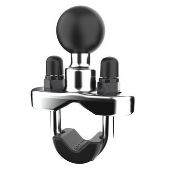 RAM-B-231CHU:RAM-B-231CHU_1:RAM Chrome Handlebar U-Bolt Base for Rails 0.5" to 1" in Diameter