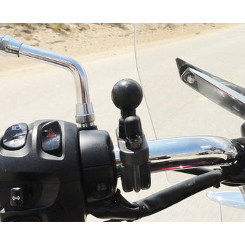 RAM-B-231:RAM-B-231_3:RAM Handlebar U-Bolt Base for Rails 0.5" to 1" in Diameter - B Size