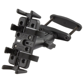 RAM-B-247-3-UN4U:RAM-B-247-3-UN4U_1:RAM Finger-Grip™ Universal Holder with 3" Square Post Clamp Mount