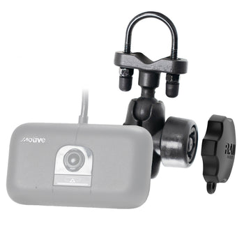 RAM-B-252-A-201U-MTV1:RAM-B-252-A-201U-MTV1_1:RAM Rearview Mirror U-Bolt Mount for Motive Dashcam