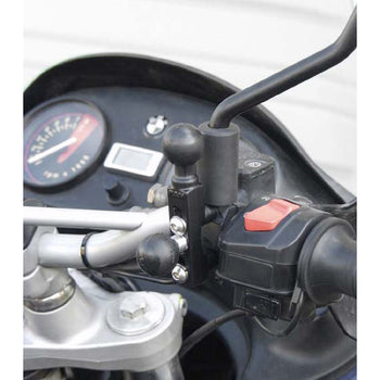 RAM-B-309-2U:RAM-B-309-2U_3:RAM Motorcycle Brake/Clutch Reservoir Base with Add-On Ball