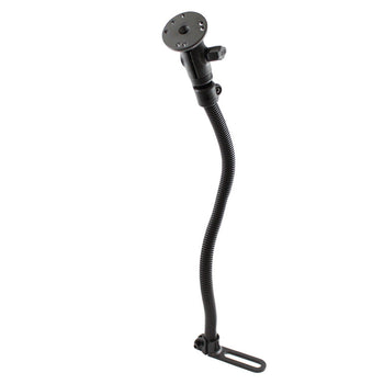 RAM-B-316-1-202U:RAM-B-316-1-202U_1:RAM Pod™ I Vehicle Mount with 18" Aluminum Rod and Round Plate - B Size