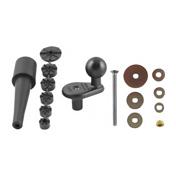 RAM-B-342:RAM-B-342_2:RAM Motorcycle Fork Stem Ball Base
