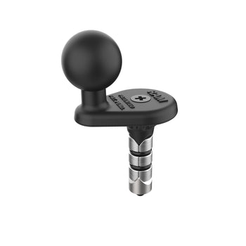 RAM-B-342W-1U:RAM-B-342W-1U_1:RAM Motorcycle Fork Stem Wedge Ball Base - 12-18mm Holes