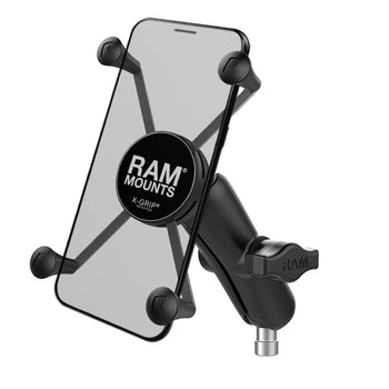 RAM-B-367-UN10U:RAM-B-367-UN10U_1:RAM X-Grip Large Phone Mount with Motorcycle Handlebar Clamp Base