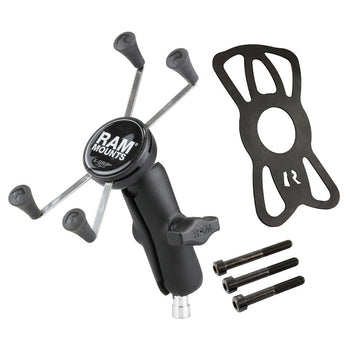RAM-B-367-UN10U:RAM-B-367-UN10U_3:RAM X-Grip Large Phone Mount with Motorcycle Handlebar Clamp Base