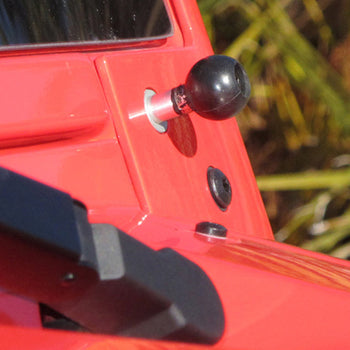RAM-B-367:RAM-B-367_5:RAM Motorcycle Handlebar Clamp Base with M8 Bolts